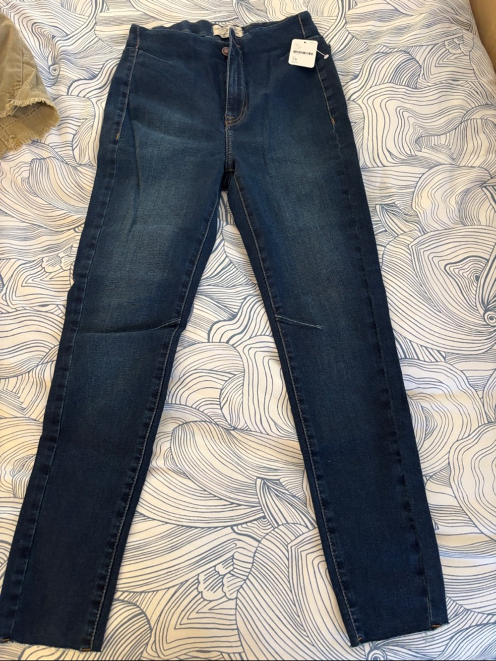 We the Free High-Rise Dark Blue Women’s Skinny Jeans